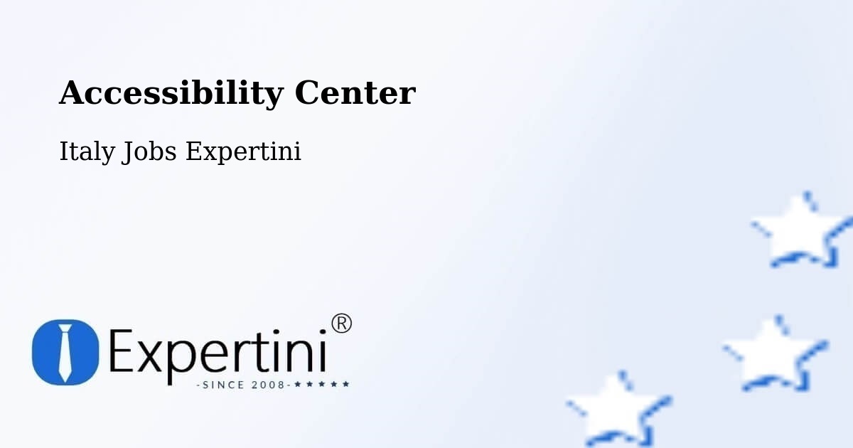 Accessibility Statement – Priocca - Italy Jobs Expertini