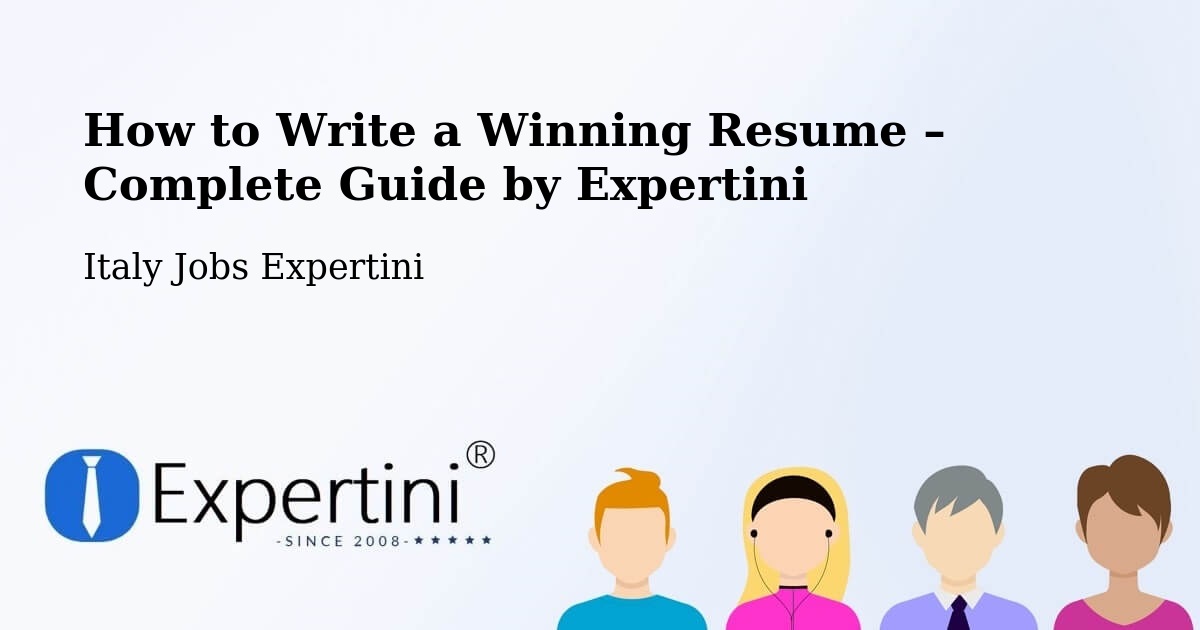 Resume Writing Guide for Job Seekers – Priocca - Priocca, Italy Jobs Expertini